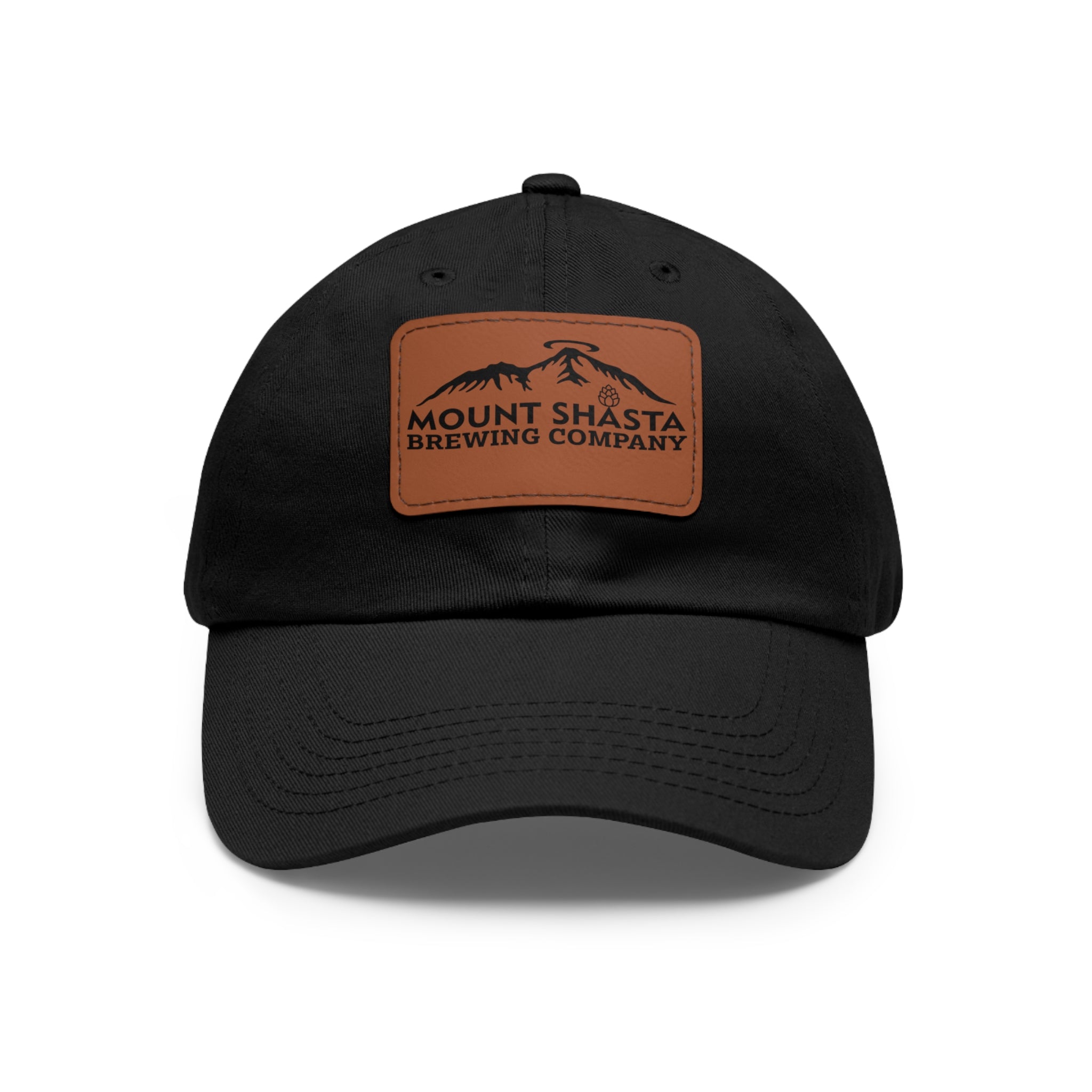 Stylish Dad Hat with Leather Patch, Casual Wear, Gift for Dads, Outdoor Adventures, Brewery Merch, Trendy Accessories