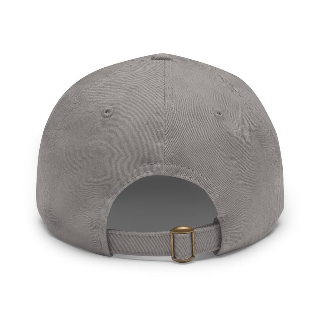 Stylish Dad Hat with Leather Patch, Casual Wear, Gift for Dads, Outdoor Adventures, Brewery Merch, Trendy Accessories