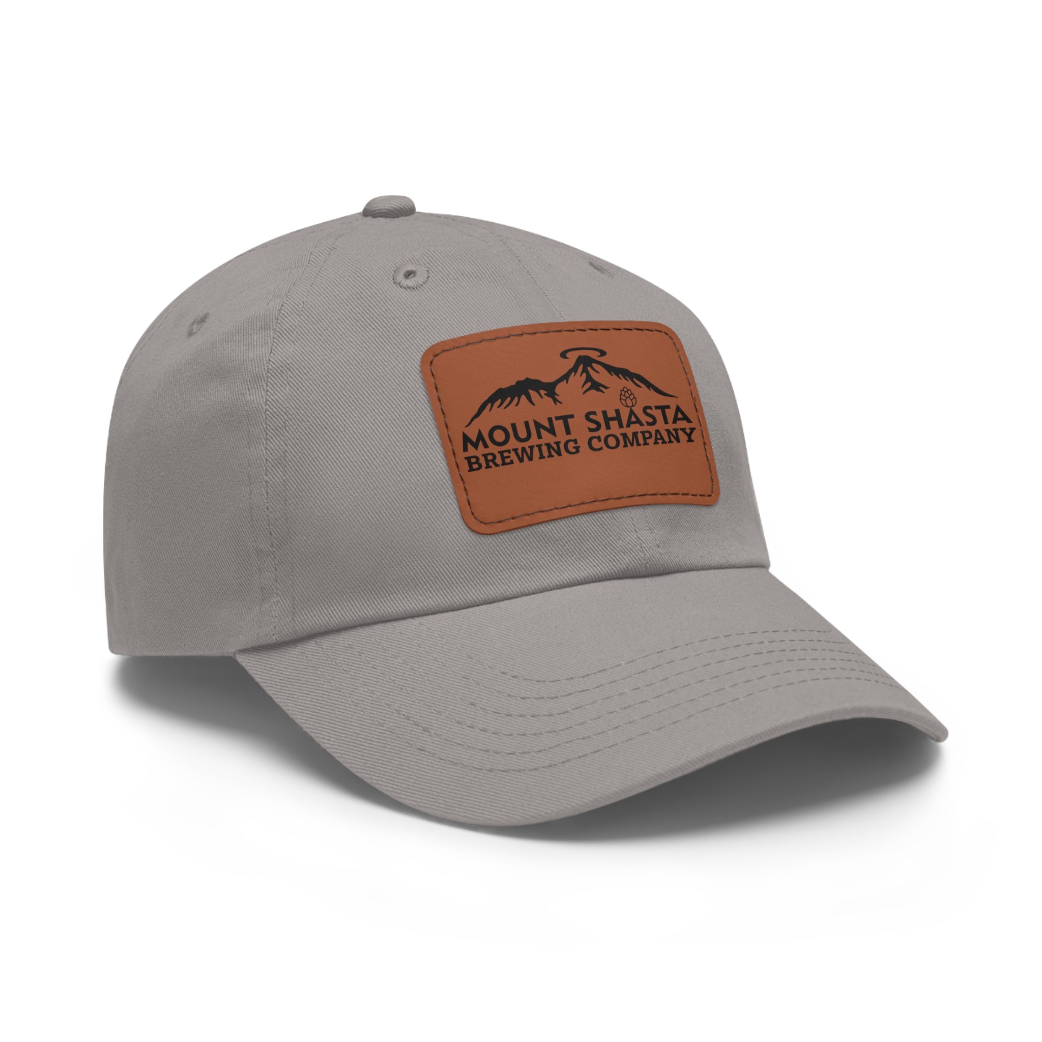 Stylish Dad Hat with Leather Patch, Casual Wear, Gift for Dads, Outdoor Adventures, Brewery Merch, Trendy Accessories