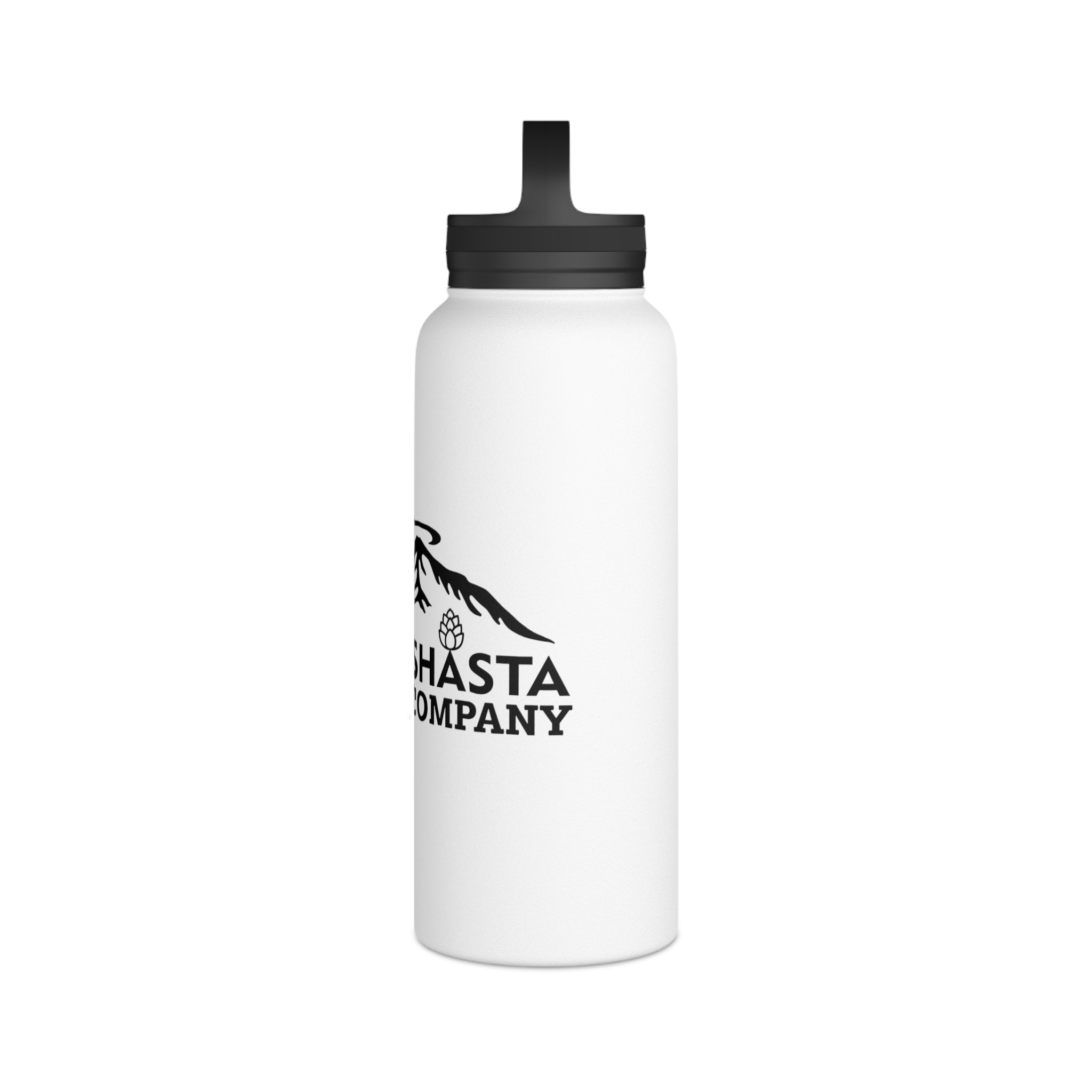 Mount Shasta Stainless Steel Water Bottle, Eco-Friendly Hydration, Travel Flask, Gift for Adventurers, Sports Water Container