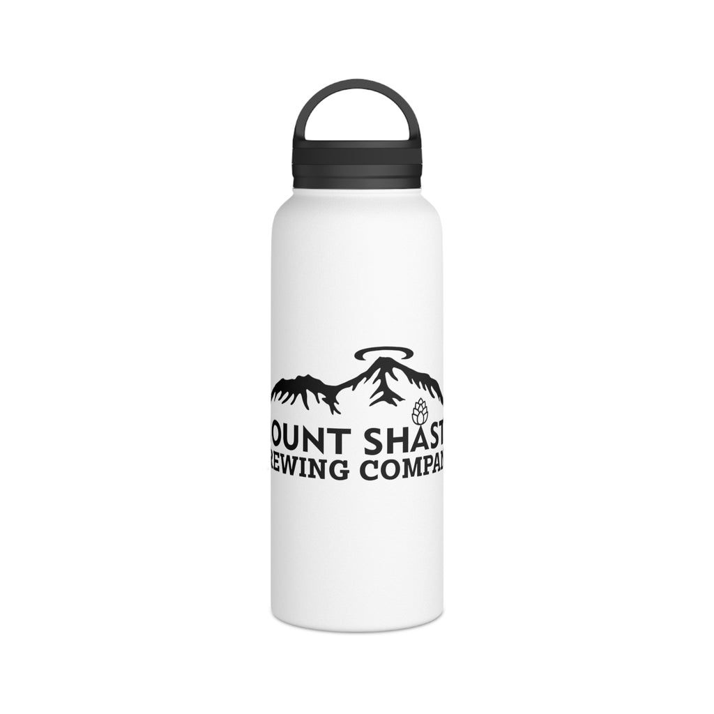 Mount Shasta Stainless Steel Water Bottle, Eco-Friendly Hydration, Travel Flask, Gift for Adventurers, Sports Water Container