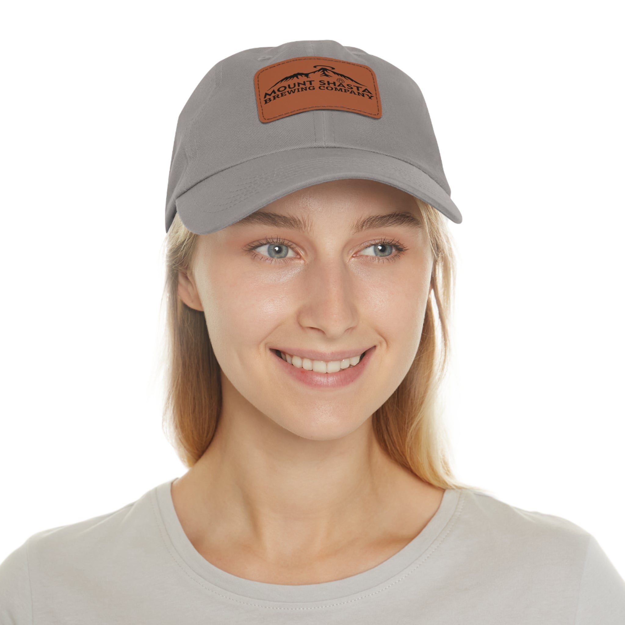 Stylish Dad Hat with Leather Patch, Casual Wear, Gift for Dads, Outdoor Adventures, Brewery Merch, Trendy Accessories