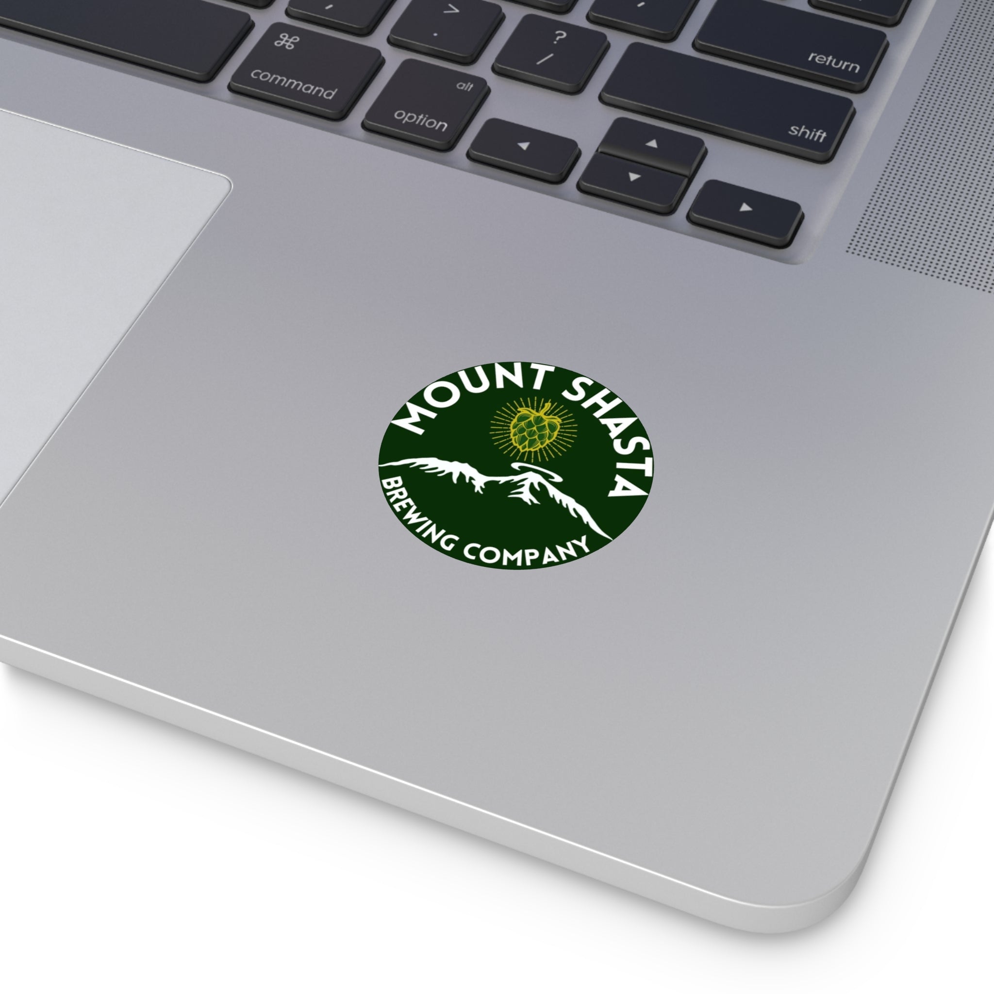 Mount Shasta Brewing Company Stickers, Outdoor Decor, Gifts for Craft Beer Lovers, Travel Mementos, Vintage Style Vinyl