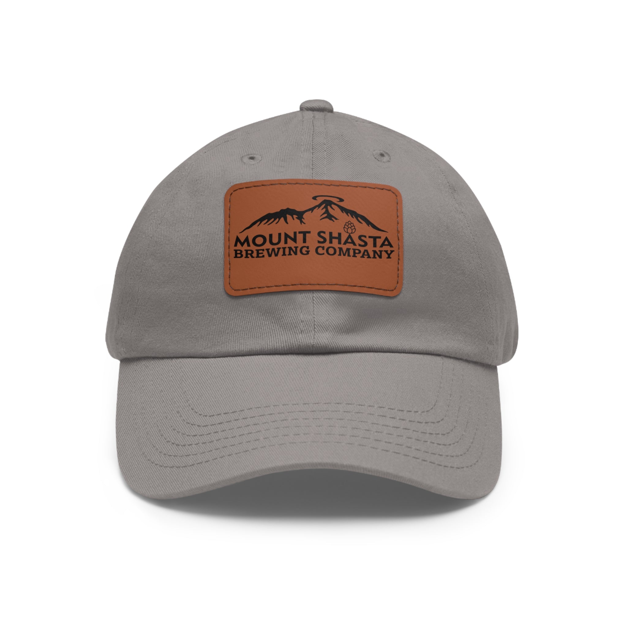 Stylish Dad Hat with Leather Patch, Casual Wear, Gift for Dads, Outdoor Adventures, Brewery Merch, Trendy Accessories