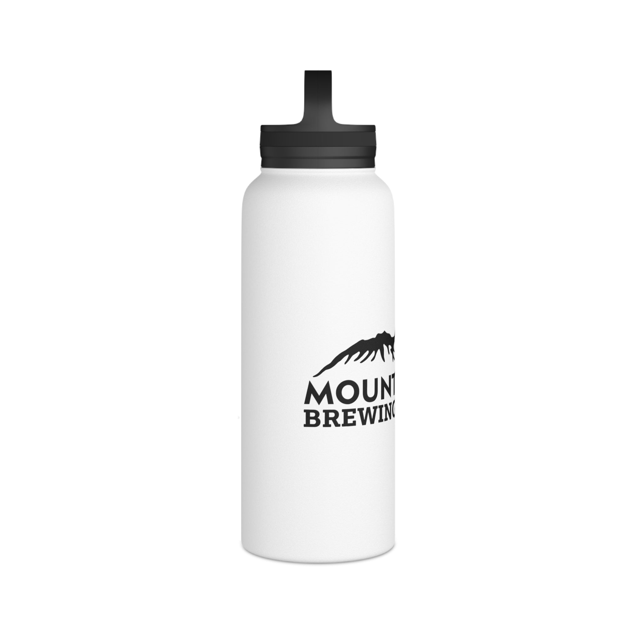 Mount Shasta Stainless Steel Water Bottle, Eco-Friendly Hydration, Travel Flask, Gift for Adventurers, Sports Water Container