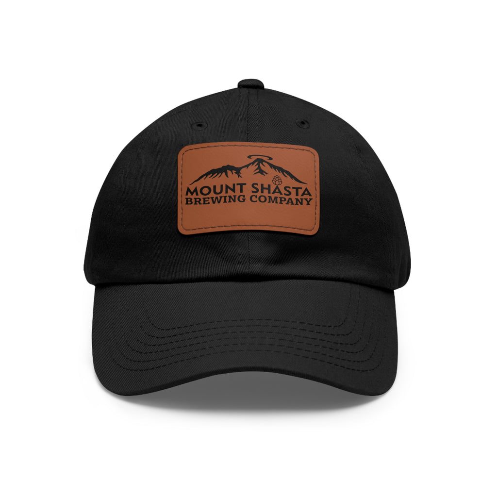 Stylish Dad Hat with Leather Patch, Casual Wear, Gift for Dads, Outdoor Adventures, Brewery Merch, Trendy Accessories