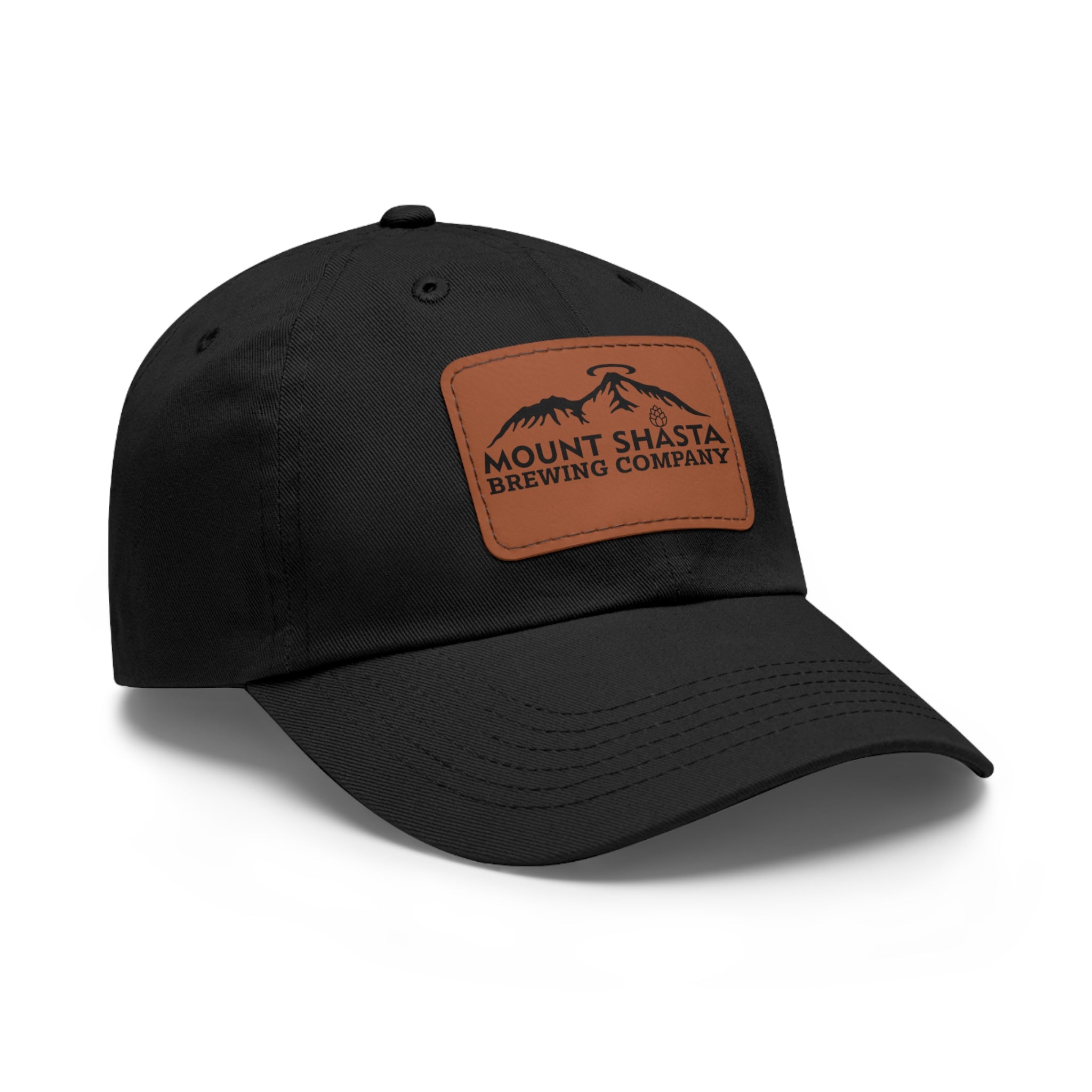 Stylish Dad Hat with Leather Patch, Casual Wear, Gift for Dads, Outdoor Adventures, Brewery Merch, Trendy Accessories